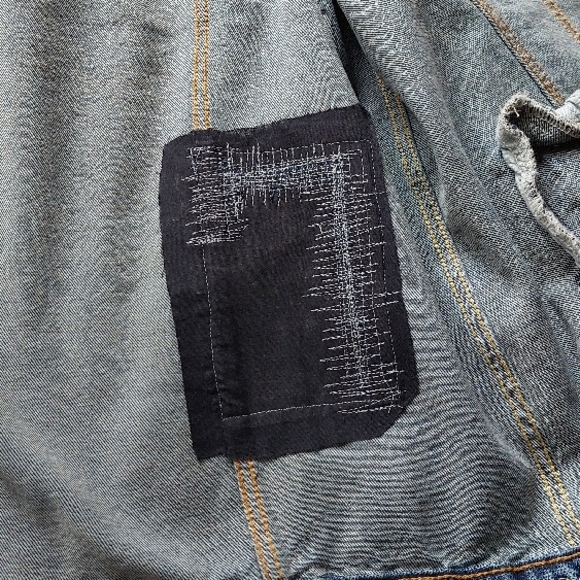 Men's Blue Denim Jacket - Picture 6 of 6